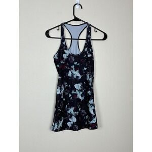 Lululemon Blue Purple Racerback Yoga Tank‎ Top Estimated Size Small (F8)